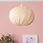Abat - jour suspension bambou korowai iluzzia naturel