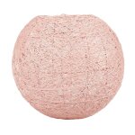 Abat - jour - suspension - boule - rose - 20cm diam�tre - moderne - salon