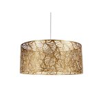 Abat - jour - suspension - m�tal - dor�e - 35cm diam�tre - moderne - salon