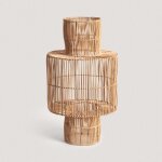 Abat - jour suspension rotin bonghani iluzzia naturel