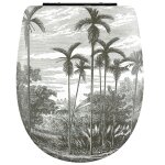 Abattant easy clip avec descente assist�e esprit exotique