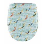 Abattant easy clip � descente assist�e au look nageuse