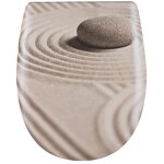 Abattant easy clip avec descente assist�e au style feng - shui