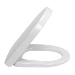 Abattants de toilette compact, � charni�res quickrelease et softclosing, charni�res en acier inoxydable, ...