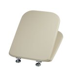 Abattant pour toilettes compatible modele conca champagne avec charnieres universelles