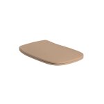 Abattant de toilettes a fermeture souple sable mat mozart