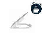 Abattant wc architectura declipsable avec frein de chute (98m9c101)