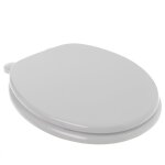 Abattant wc - bois - blanc