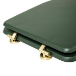 Abattant wc coloris vert