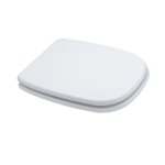 Abattant wc avec couvercle compatible modele alfana blanc