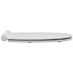 Abattant wc - � descente ralentie - double azur premium slim siamp