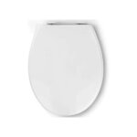 Abattant de wc - pipishell - 44x37 cm - duroplast antibact�rien - fermeture lente - d�clipsable