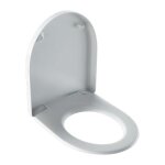 Abattant wc icon avec couvercle charnires : mtal, blanc geberit