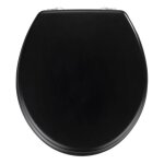 Abattant wc - mdf - prima - mat - noir wenko