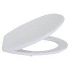 Abattant wc pp blanc - charni�res inox