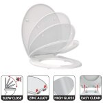 Abattant wc pp harry blanc - charni�res zinc