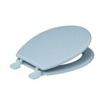 Abattant wc standard en bois bleu artic
