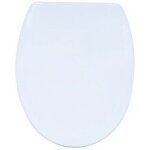 Abattant wc thermo dur blanc - charni�res inox