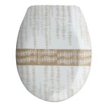 Abattant wc thermo dur ons beige - charni�res ps