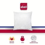 Abeil oreiller a m�moire de forme matelass� 60x60 cm blanc