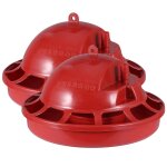 Abreuvoir automatique pour volaille, 2 pièces, distributeur d'eau pour volaille, pigeons, caille, poulet ... Abreuvoir automatique pour volaille, 2 pièces, distributeur d'eau pour volaille, pigeons, caille, poulet ...