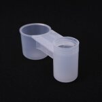 Abreuvoir oiseaux de compagnie en plastique mangeoire bouteille d'eau pour poulet pigeon jardin maison ...