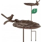 Abreuvoir oiseaux exterieur sur pied - rsistant aux intempries - bain, mangeoire oiseaux sauvage jardin ...