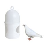 Abreuvoir pour pigeons, abreuvoir pour oiseaux, abreuvoir automatique durable, avec poign�e, r�cipient ...
