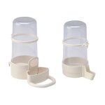 Abreuvoir en plastique ferplast pour canaris et autres oiseaux petit modle 74 x 112 x 152 mm