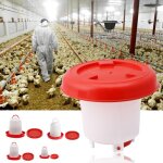 Abreuvoir poulet coq poule, mangeoire, tasse d'alimentation, animaux de ferme, volaille, fournitures ...