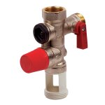 Accessoires pour chauffe - eau - groupe s�curit� ecartement 48mm - 20x27 m / f type orkli soupape teflon ...