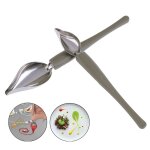 Accessoires de crayon antidrapants, dcoration de chef, outils de dessin, acier inoxydable, mini sauce ...