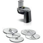 Accessoires de cuisine - bosch - muzs68vl - set veggielove - 5 r�pes et disques - compatible s�rie 6 ...