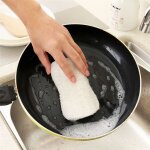 Accessoires de cuisine, chiffons de lavage loofah naturel a la brosse grasse, bol, pot, tampon de nettoyage, ...