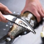 Accessoires de cuisine pour ecailler le poisson, outil multifonctionnel, rabot manuel 2023