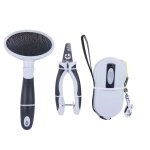 Accessoires de toilettage pour chien - brosse, coupe - ongle et laisse