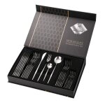 Acier inoxydable acier inoxydable portugais service de vaisselle 24 pieces dor creative western steak ...