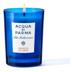 Acqua di parma blu mediterraneo arancia di capri bougie en cire cylindre caramel, cardamone, citron, ...