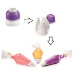 Adaptateur triple + 3 douilles plastique 2. 3 cm