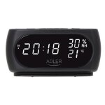 Adler ad 1186 r�veille - matin r�veil num�rique noir