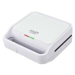 Adler ad 3070w gaufrier et appareil � croque - monsieur 1100 w blanc