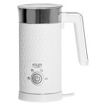 Adler ad 4494 mousseur et r�chauffeur de lait automatic milk frother / warmer m�tallique et blanc