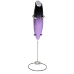 Adler ad 4499 mousseur et rchauffeur de lait electrique portatif noir, violet