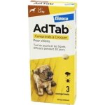 Adtab 56 mg chiens 3 comprim�s anti - puces 1, 3 - 2, 5 kgs