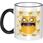 Adventure time jack tasse d'anime tasse a caf� de grande capacit� 330 ml tasse de petit d�jeuner en c�ramique ...