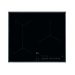 Aeg iae63431fb - table de cuisson  induction - 3 plaques de cuisson - niche - largeur : 56 cm - profondeur ...