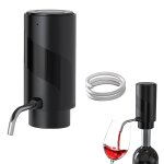 A�rateur et tire - bouchon electrique avec batterie rechargeable et tube en silicone