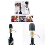 A�rateur de vin a une touche avec distributeur pression d'air portable bec verseur pratique cadeau