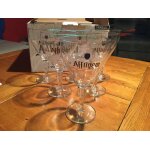 Affligem rare lot de 6 verres a biere 50 cl, officiel et neuf