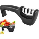 Affteur manuel - aiguiseur couteaux 1psc professionnel a 3 etapes knife sharpener acier.